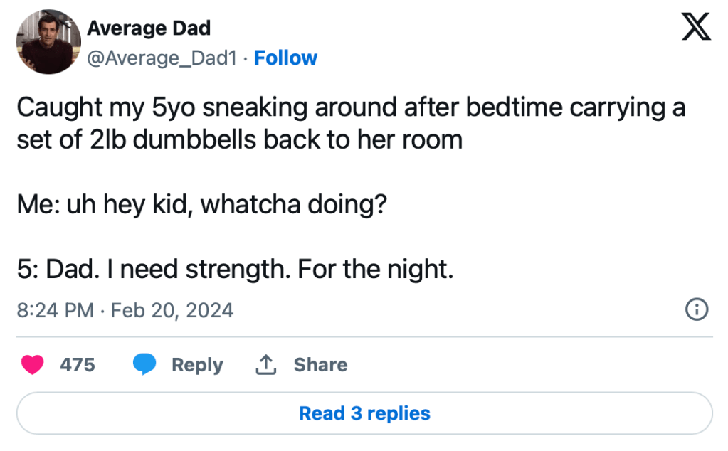 Kid needs strength 